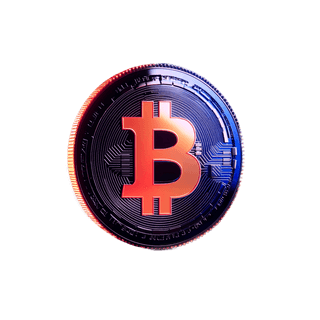 Visualisierung von Daten zur Krypto-Marktanalyse als Floating Card